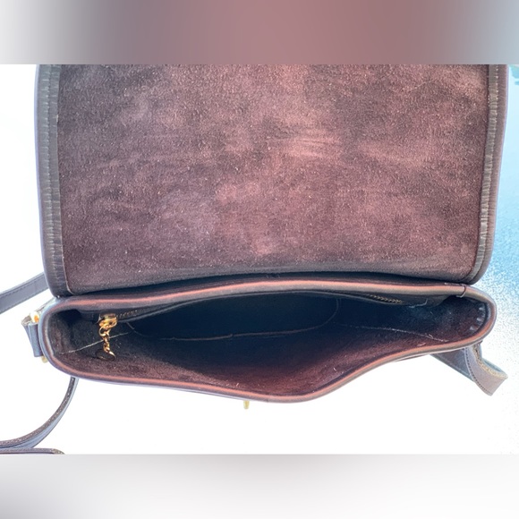 Vintage Coach Black Leather Shoulder/Crossbody Bag - Picture 9 of 9